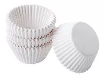 Capacillos Blancos N°5 Para Cupcakes 100 Pzas,