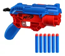 Lançador Pistola Nerf Lança Dardos Alpha Strike 6 Dardos