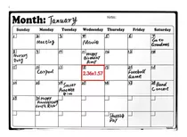 Calendario Magnético Planificador De Actividades  