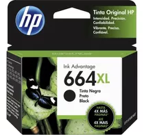 Cartucho De Tinta Hp 664xl Negro Original 