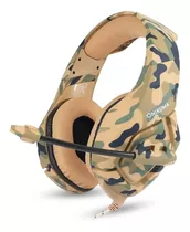 Fone De Ouvido Over-ear Gamer Onikuma Gamer K1-b K1 Camouflage Yellow