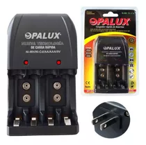 Cargador De Baterías / Pilas Recargables 9v/aa/aaa Opalux