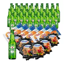 36 Hamburguesas Schneck Xl + Tortugas + 36 Heineken 330cc