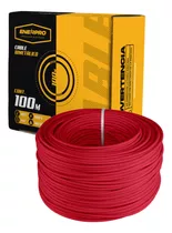 Cable Eléctrico Thw Bimetalico Calibre #12 Rojo