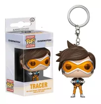 Llavero Funko Pop Pocket Keychain Overwatch Tracer