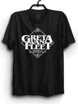 Camiseta Banda Greta Van Fleet 100% Algodão