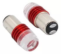 Par Ampolleta Led Doble Contacto Bay15d P21/5w1157 Rojo Dest