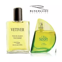 Combo Colonia Caballero Life Sport + Vetiver ( Rene Desses)