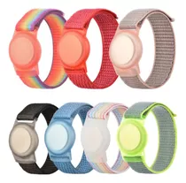 Pulseira Nylon Para Rastreador Airtag Criança Idoso Adulto