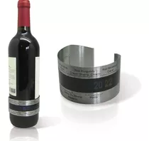 Termômetro Medidor Temperatura Garrafa Vinho Bracelete Inox