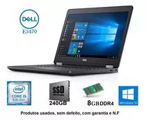 Notebook Dell I5 6ª Geração/ 8gb /ssd/ Com Garantia E N.f