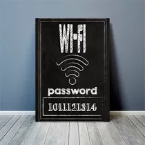 Placa Decorativa Password Envio Rápido