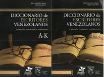 Diccionario De Escritores Venezolanos 2 Tomos (nuevos)