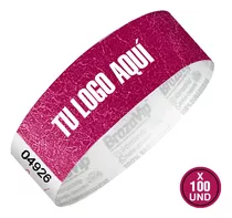 Brazaletes De Tyvek 3/4 (paq 100) Personalizados