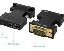 Adaptador Hdmi A Vga Hdmi Hembra Vga Macho