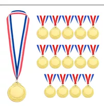 15 Medallas Deportiva Metálica C/cinta 6,5cm Forcecl