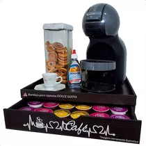 Bandeja C/ Gaveta Preta 24 Capsulas Dolce Gusto Envio Rápido