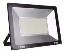 Reflector Led 200w Alta Potencia Exterior Cancha Fútbol Color De La Carcasa Negro Color De La Luz Blanco Frío 220v