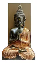 Buda Tibetano Simil Oropel 25 Cms Estatuilla