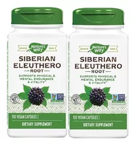 Ginseng Siberiano Puro Sin Gluten 100% Original 2 Frascos