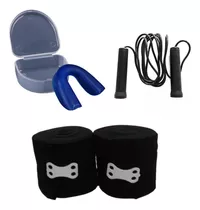 Kit Boxeo Protector Bucal  Vendas 3 Mt  Soga De Salto