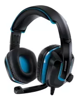 Audifonos Gamer Microfono Para Ps4 Negro Azul