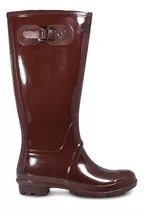 Bota Mujer Lluvia Goma Impermeable Gummi Caña Larga