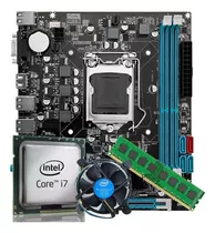 Kit Upgrade Gamer - Intel Core I7 3.8ghz + H61 + 8gb De Ram Cor Preto