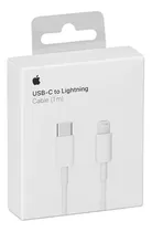 Cable Usb Tipo C A Lightning Apple Original 1m 