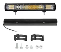 Barra Led Neblinero Original 288w Blanco/ambar Auto Camion 