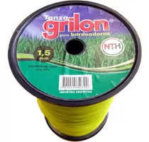 Tanza Grilon 1,5mm Redonda Bordeadora Desmalezadora X 1kg Color Amarillo