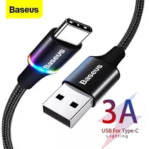 Cable De Carga Baseus 3a Quickcharge Tipo C 2 Metros