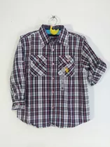 Camisa Manga Larga Ajustable P Niños Us Polo Assn 5 A 6 Años