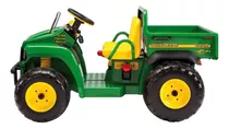 Trator A Bateria Para Crianças Peg Perego John Deere Gator Hpx  Cor Verde/amarelo 220v