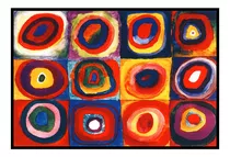 Cuadro Farbstudie Quadrate Ii Kandinsky 72x49cm Marco Myc