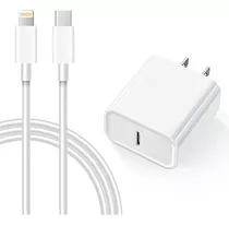 Cargador iPhone 12 13 Pro Certificad Carga Rapida 20w Tipo C