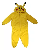 Pijama Pikachu Amarillo Chicos Nenes Kigurumi Calidad Plush