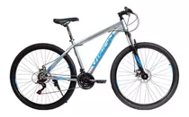 Bicicleta Mtb Vision Oxy Plata Freno Disco Aro 29