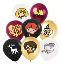 Set De 18 Globos Harry Potter - Decoración Fiesta Infantil