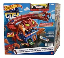 Hot Wheels Pista Ataque Do Escorpião Mattel City Hdr32