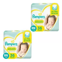 Pañales Pampers Rn X36, Pack Por 6 Paquetes De 36 Pañales