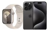 iPhone 15 Pro Max Preto Apple Watch Se 2a Geração Estelar