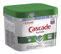 Cascade Platinum Detergente En Cápsulas P/ Lavavajillas 48pz