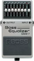 Boss Pedal De Guitarra Ecualizador De Graves Gráfico