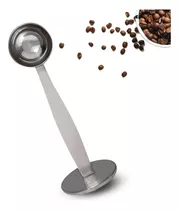 Cuchara Medidora Con Tamper Acero Inoxidable Café Espresso