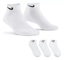 Medias Unisex Nike Everyday Cushioned Blanco