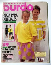 Burda Especial Colegiales,  Patrones/instrucciones De 1989. 