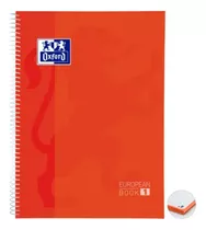 Caderno Capa Dura Univ 1x1 80 Folhas 90g Laranja Oxford