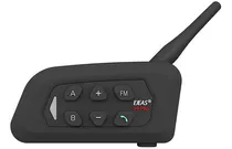 Intercomunicador Ejeas V4 Plus Con Radio Bluetooth Para Casco De Moto