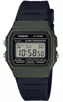 Relógio Com Luz De Calendário Com Alarme Digital Casio F-91wm-3ac